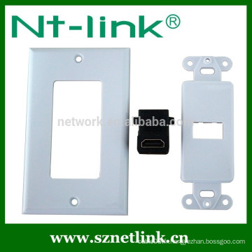 Installation facile USA type port port HDMI face plate